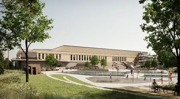 Visionsbild ny badanläggning