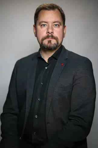 Gustav Edvinsson, ordförande kommunstyrelsen (S)